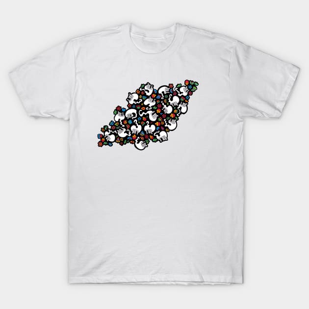 Doodles In The Woods T-Shirt by Gioco1